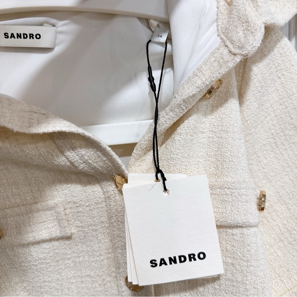 Sandro NWT Button-Up Dress - Picture 7 of 8